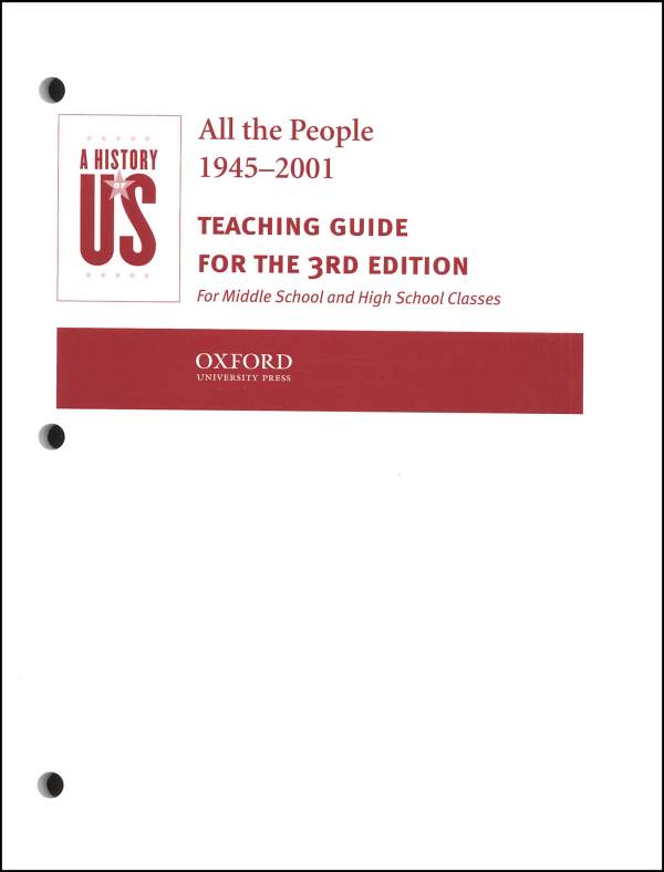 All the People Teaching Guide (History of US Volume 10 3rd Edition Revised)