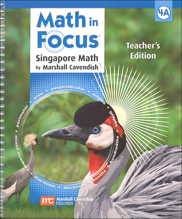 Math in Focus Grade 4 Teachers Edition Book A 1st Semester