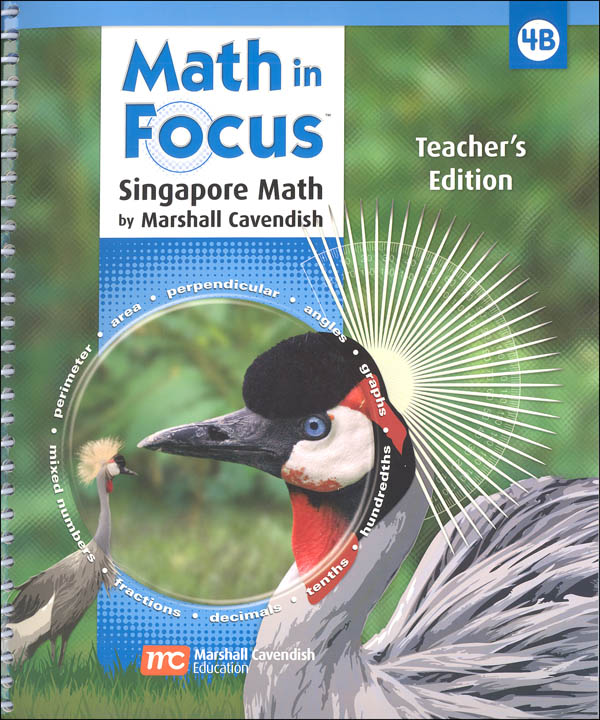Math in Focus Grade 4 Teachers Edition Book B 2nd Semester