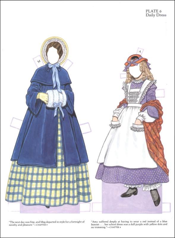 little women paper dolls