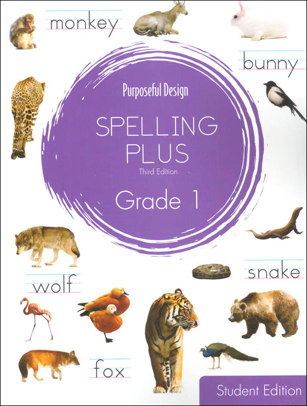 Purposeful Design Spelling Plus - Grade 1 Student Edition