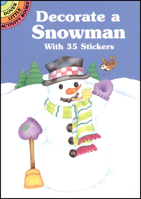 Decorate a Snowman Small Sticker Picture Book