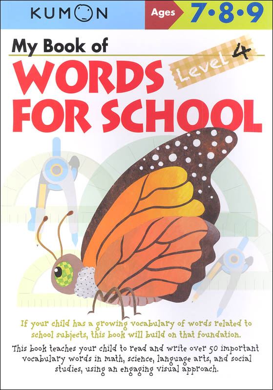My Book of Words for School Level 4 (Grades 2-4)