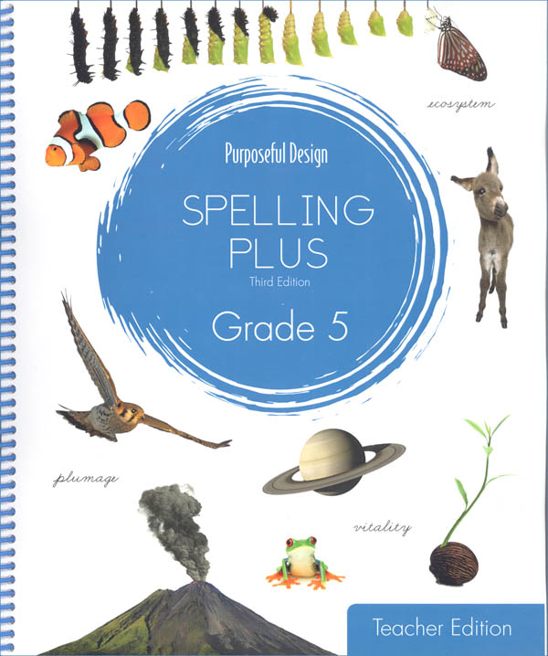 Purposeful Design Spelling Plus - Grade 5 Teacher Edition