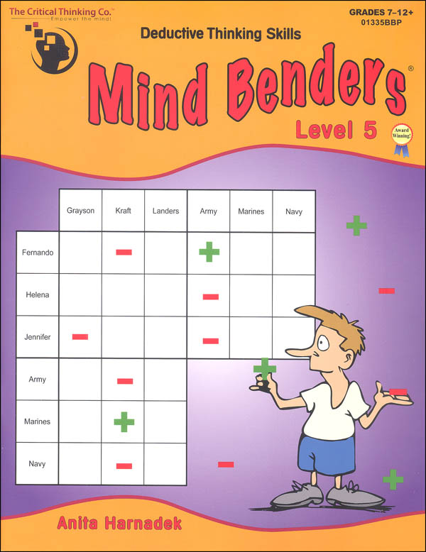 Mind Benders Book 5 (Deductive Thinking Skills)