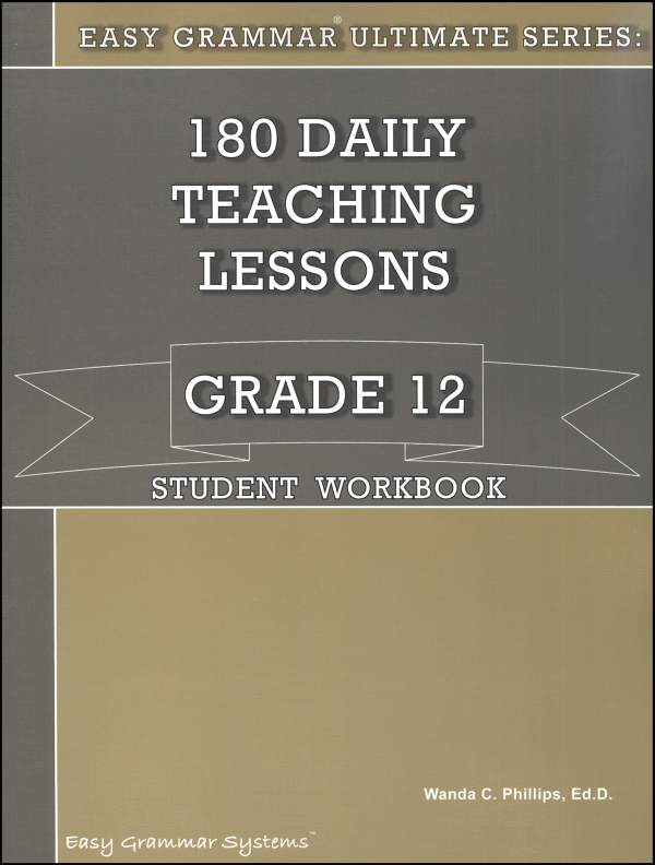 Easy Grammar Ultimate Series Grade 12 Student Workbook