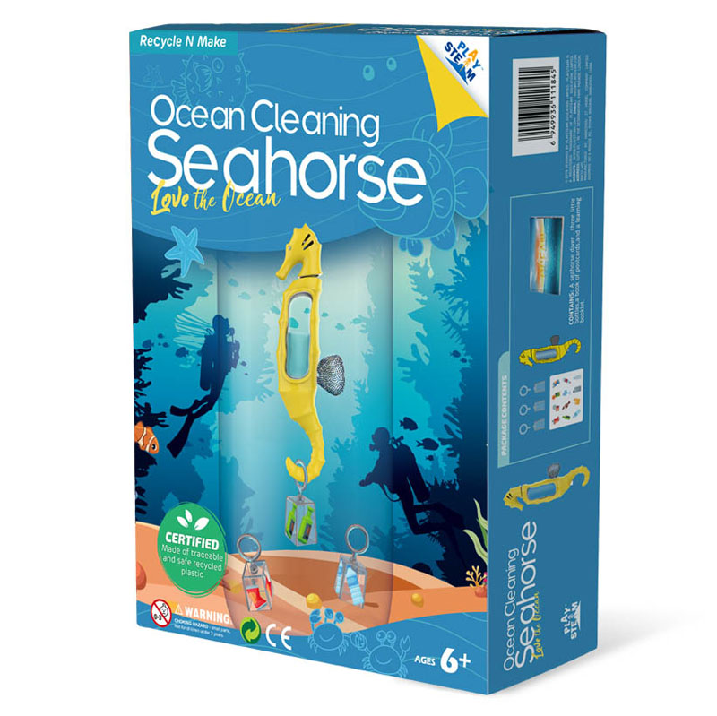 Ocean Cleaning Seahorse (Love the Ocean)