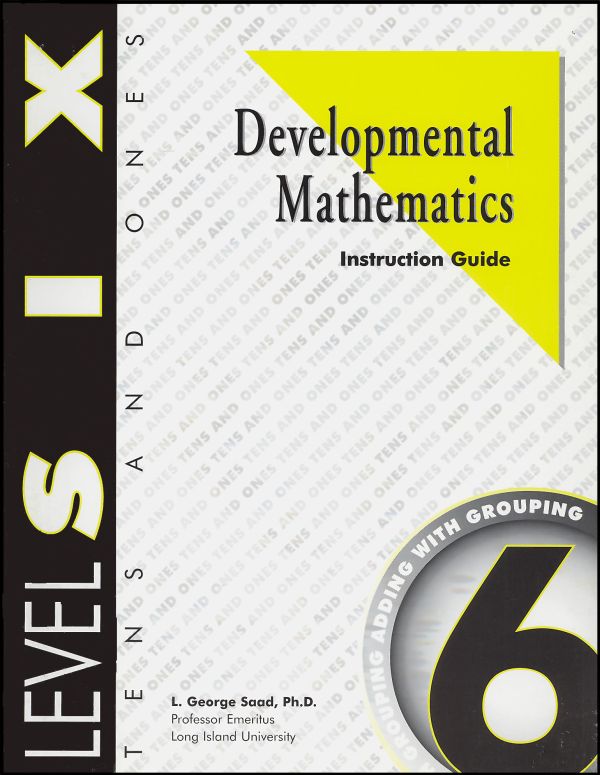 Developmental Math Level 6 Instruction Guide