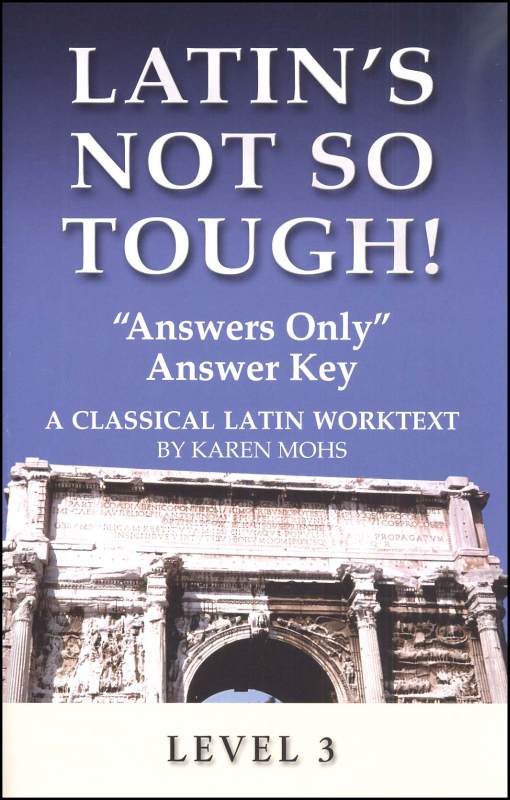 Latin's Not So Tough Level 3 Answer Key