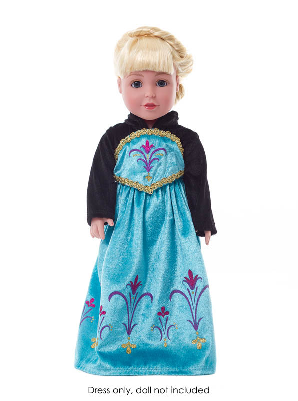 Ice Queen Coronation Doll Dress