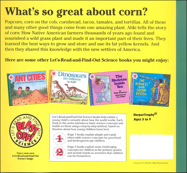 Corn is Maize (Let's Read and Find Out Science Level 2) | HarperCollins