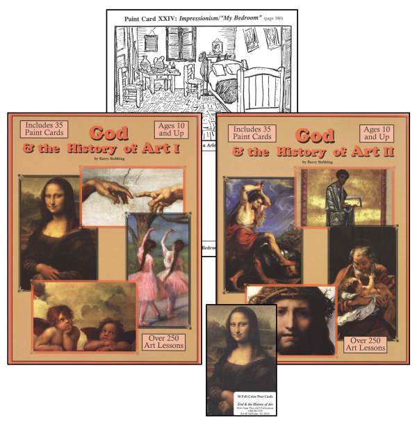 God and the History of Art 4-Year Curriculum Book with Paint and Marker Cards