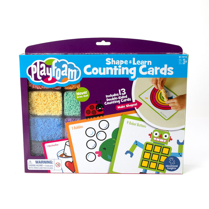 Playfoam Shape & Learn Counting Set