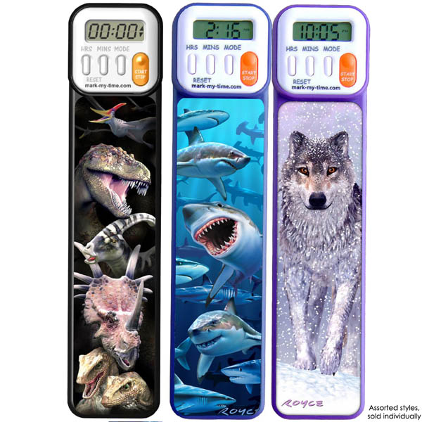Mark-My-Time 3D Digital Bookmark Assorted Style
