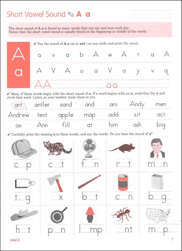 Adventures In Phonics Level B Worktext 2nd Ed | Christian Liberty Press ...