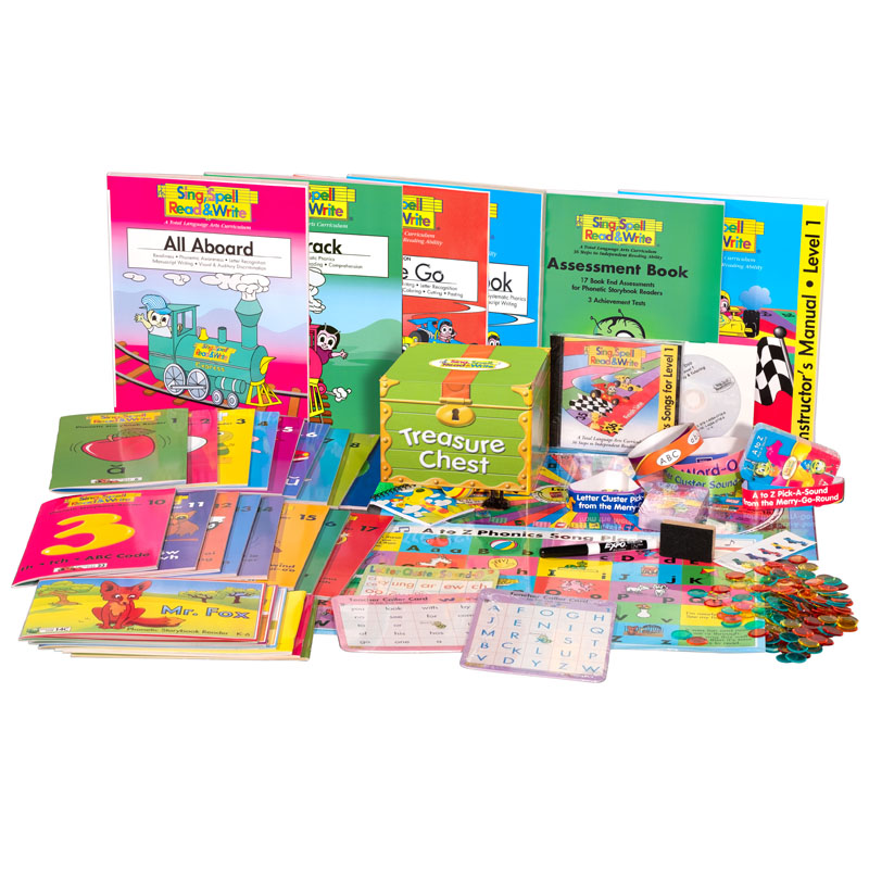 Sing Spell Read Write Kindergarten Combo Kit Homeschool Edition International Learning Systems