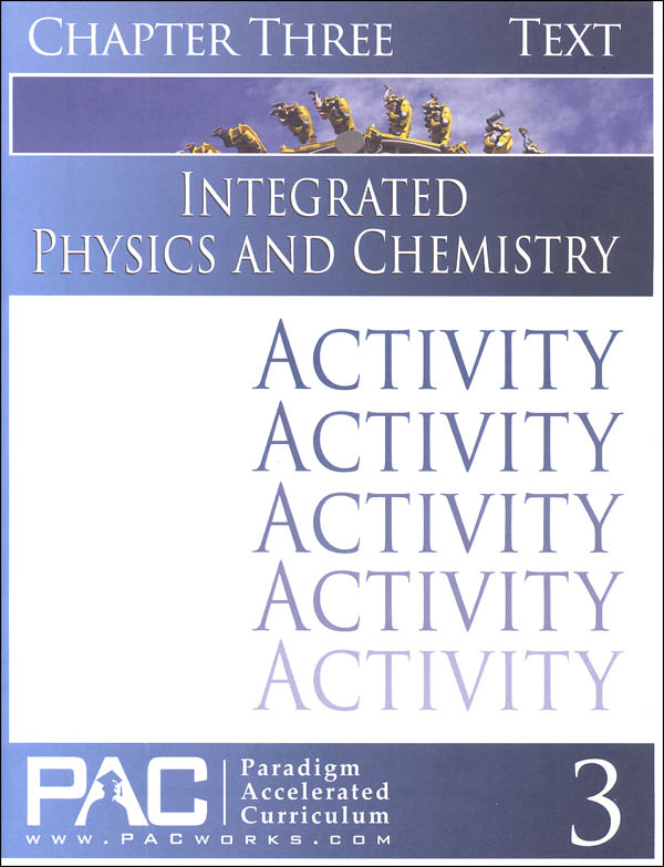 Integrated Physics and Chemistry Chapter 3 Activities