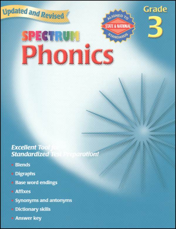 Spectrum Phonics and Word Study Gr. 3
