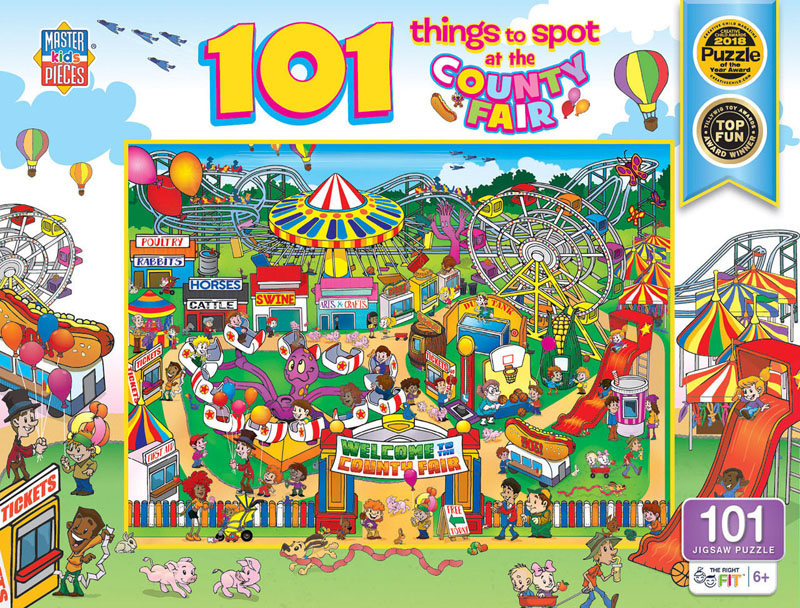 101 Things to Spot at County Fair Puzzle (101 piece)