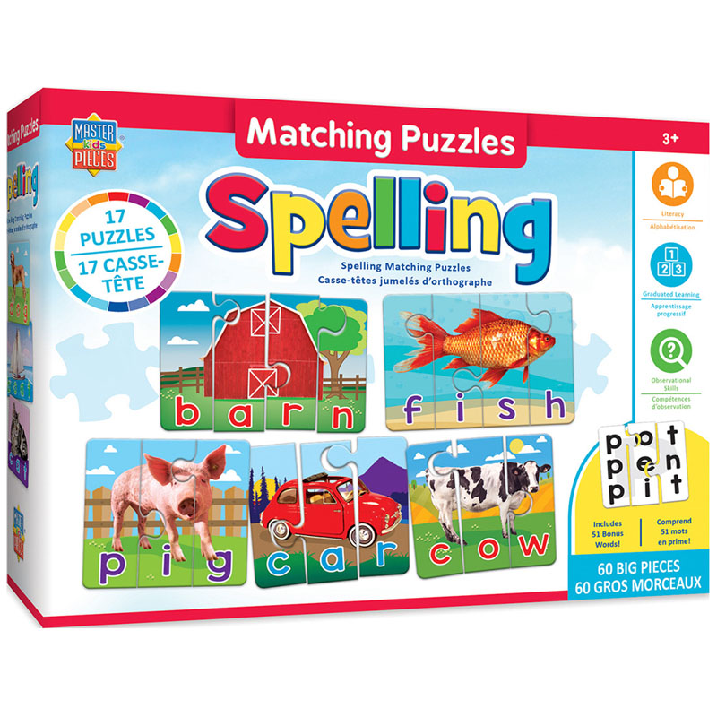 Spelling Matching Puzzle (60 big pieces)