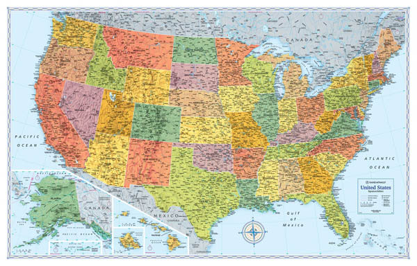 Signature U.S. Map (Folded)