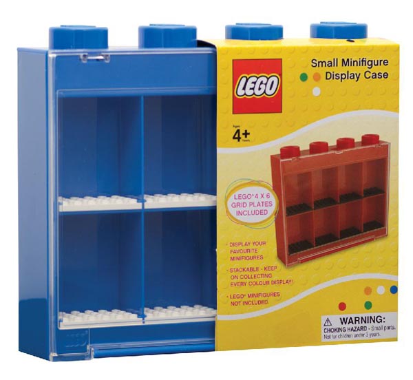 Genuine Lego Storage Display Case For 8  Mini Figures Minifigures Red NEW 