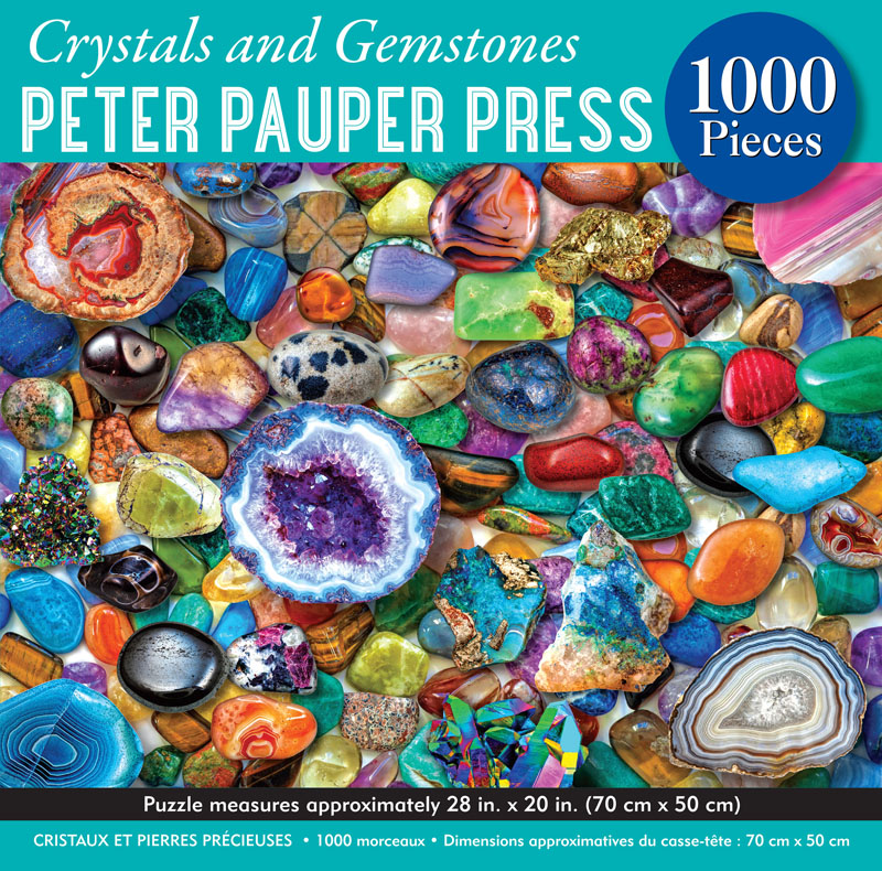 Crystals and Gemstones Jigsaw Puzzle (1000 pieces)