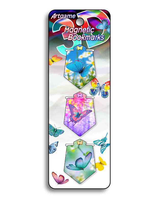 Butterfly Magic 3D Magnetic Bookmark