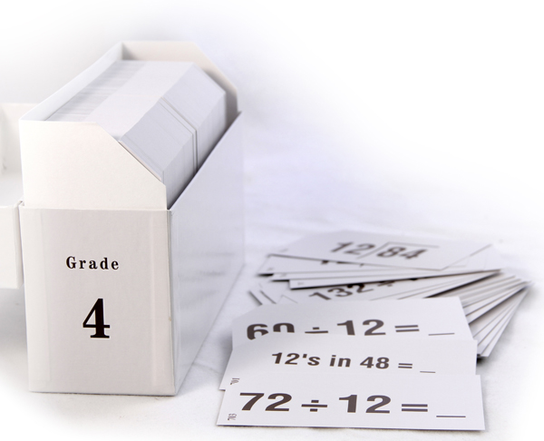 Study Time Arithmetic - Flashcards, Grade 4
