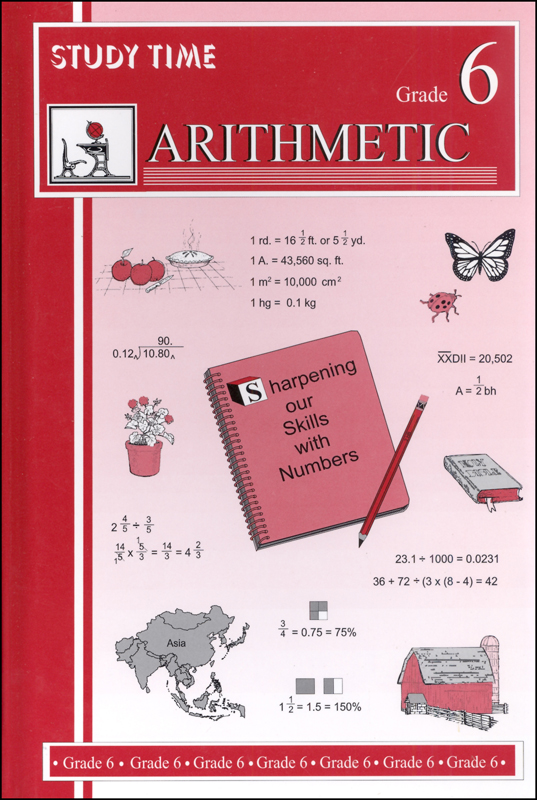 Study Time Arithmetic - Textbook, Grade 6