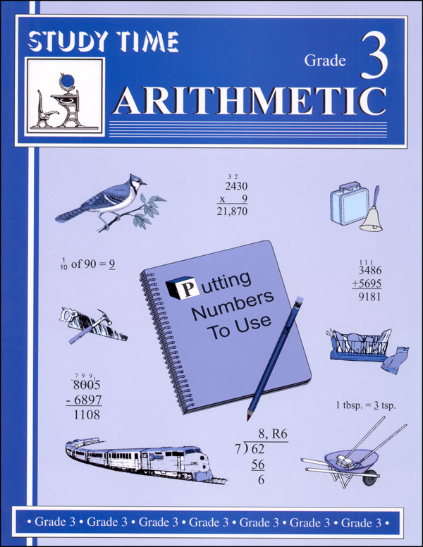 Study Time Arithmetic - Workbook, Grade 3