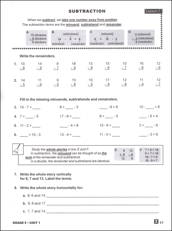 Study Time Arithmetic - Workbook, Grade 5 | Study Time