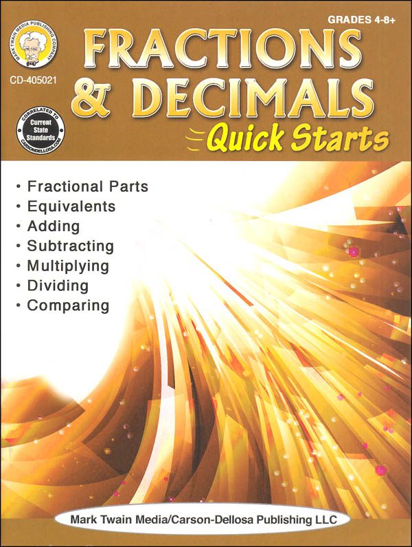 Fractions & Decimals Quick Starts (Math Quick Starts)