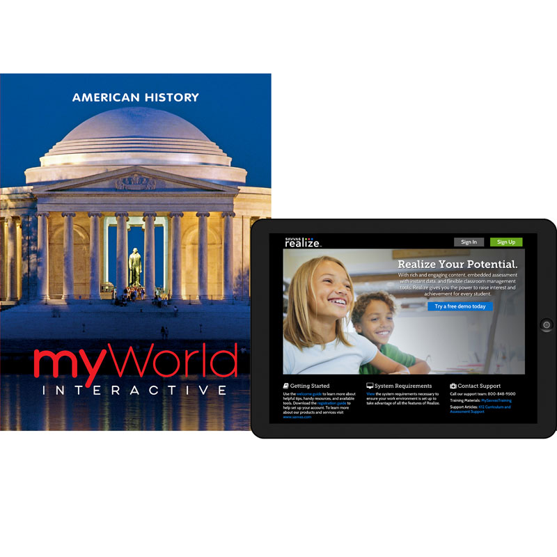 myWorld Interactive American History Homeschool Bundle (2019)