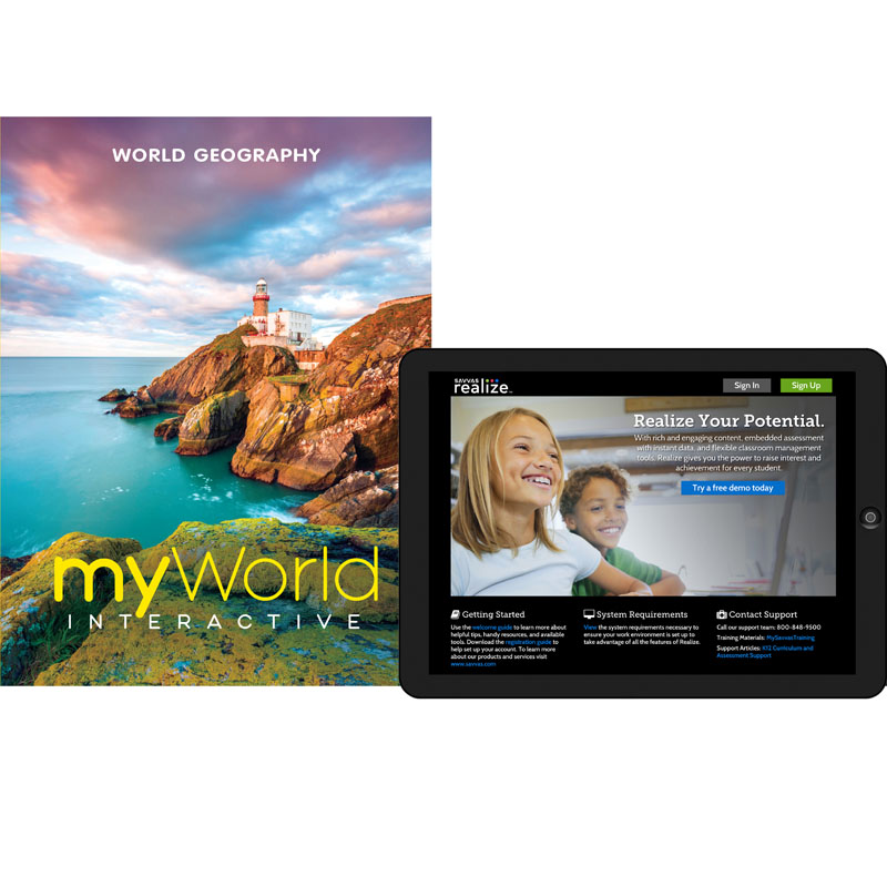 myWorld Interactive Geography Homeschool Bundle (2019)