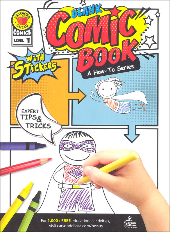 Blank Comic Book: How-To Series Level 1 Activity Book