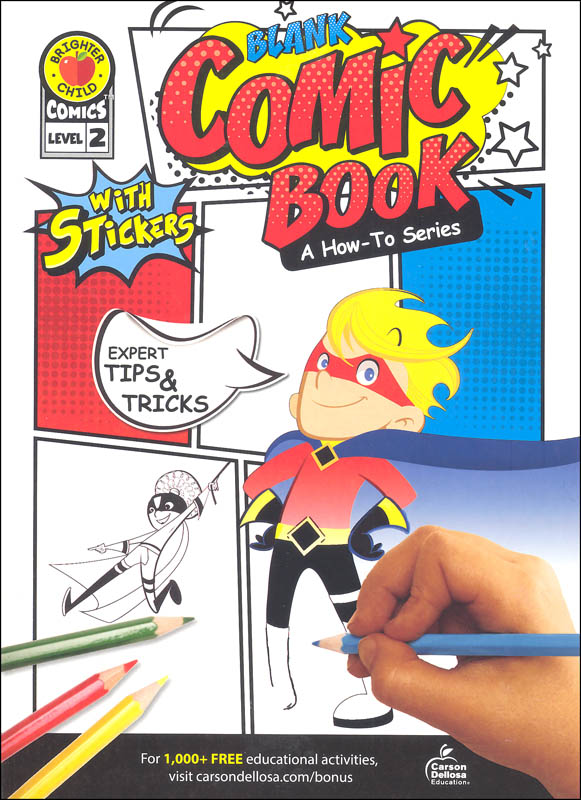 Blank Comic Book: How-To Series Level 2 Activity Book