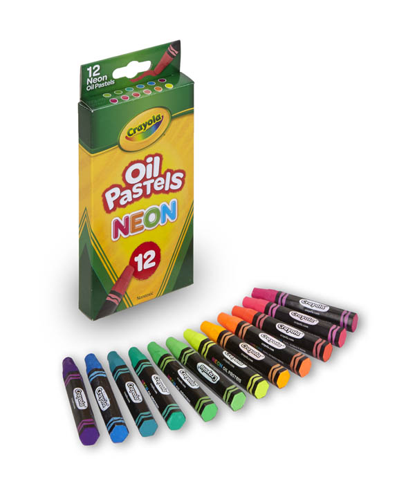 Download Crayola Neon Oil Pastels (12 count) | Crayola