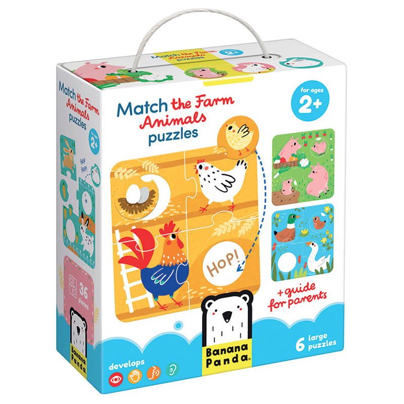 Match the Farm Animals Puzzles