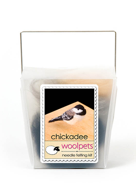 Needle Felting Kit: Chickadee