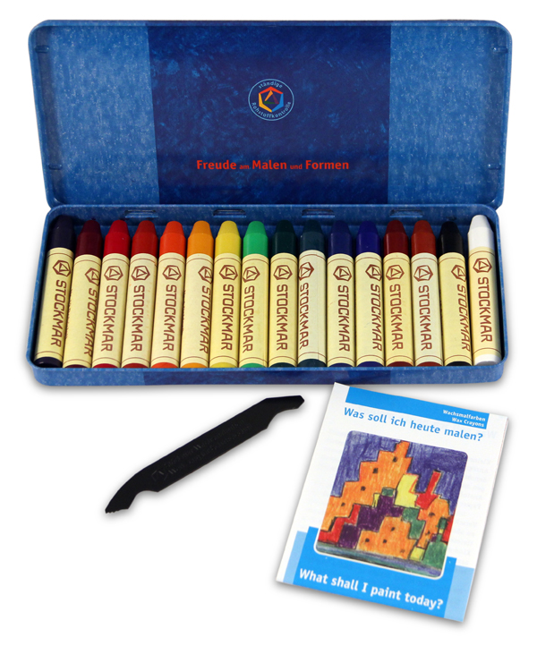 Stockmar Wax Crayons (16 Crayons in Tin Case)