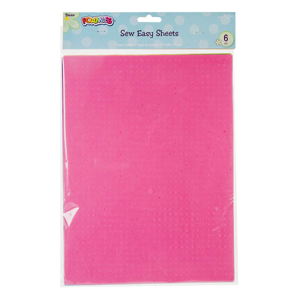 EZ Sew Foam Sheets (6 Assorted Bright Colors)