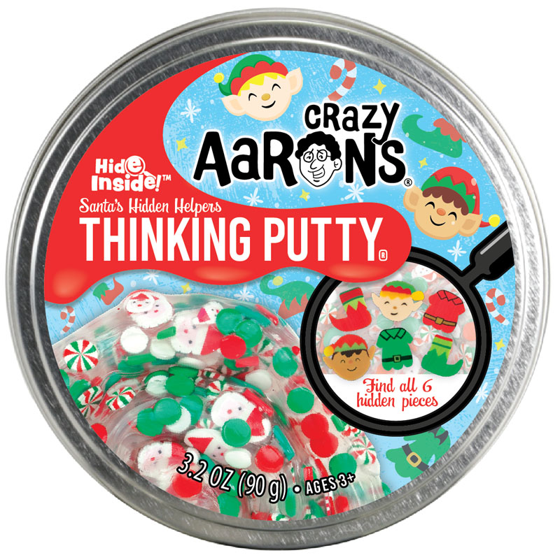 Santas Hidden Helpers Putty 4 Tin Holiday Hide Inside Crazy