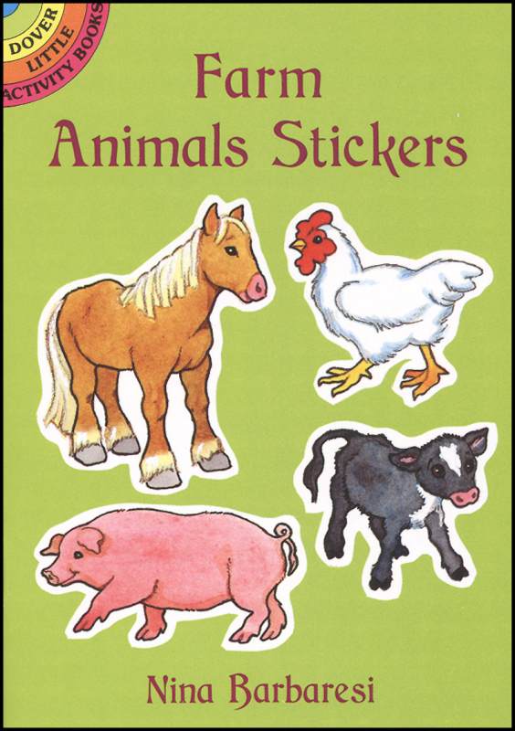 Farm Animals Small Format Stickers