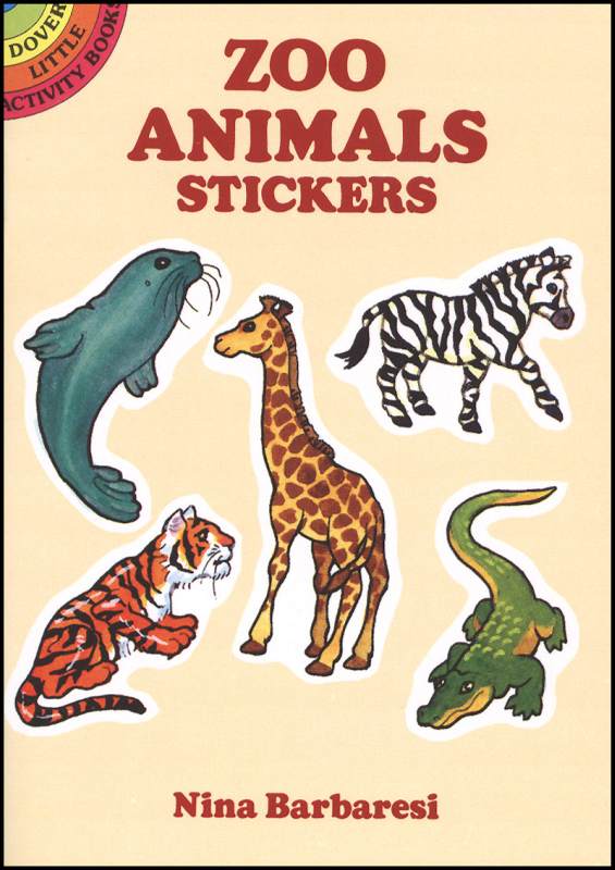 Zoo Animals Small Format Stickers