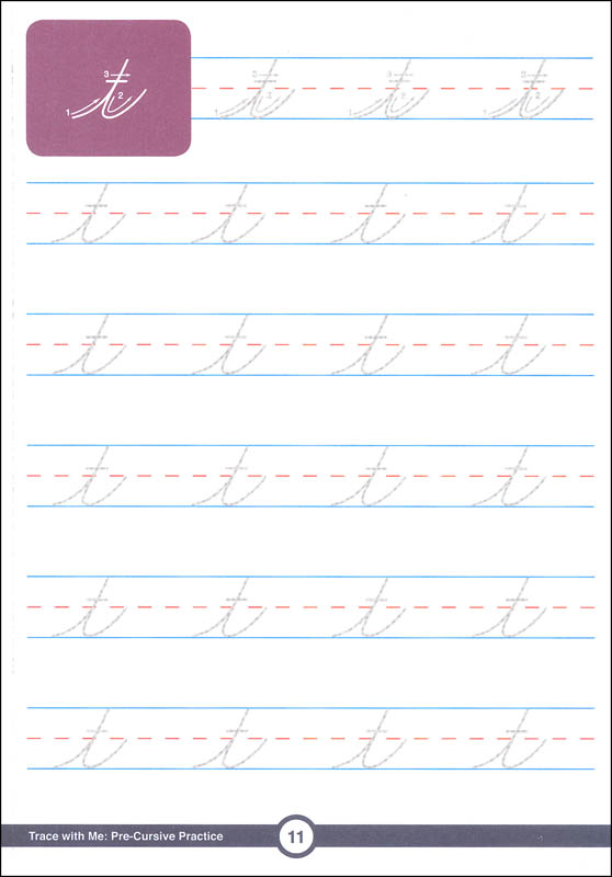 Pre-Cursive Practice Activity Book (Trace with Me) | Thinking Kids ...