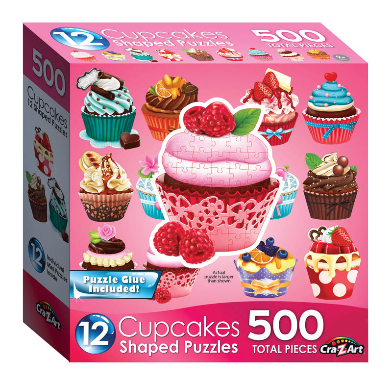 Mini Shaped Cupcake II Puzzle (500 piece)