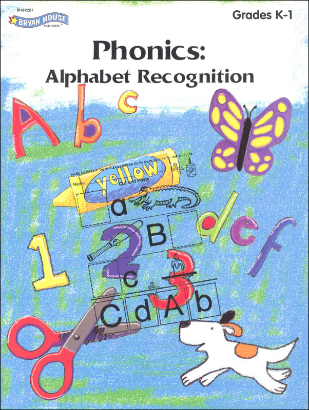 Color, Cut & Paste Phonics: Alphabet Recognition