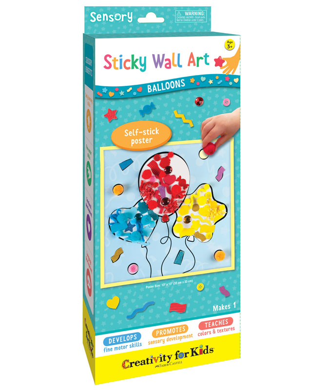 Sensory Sticky Wall Art - Balloons