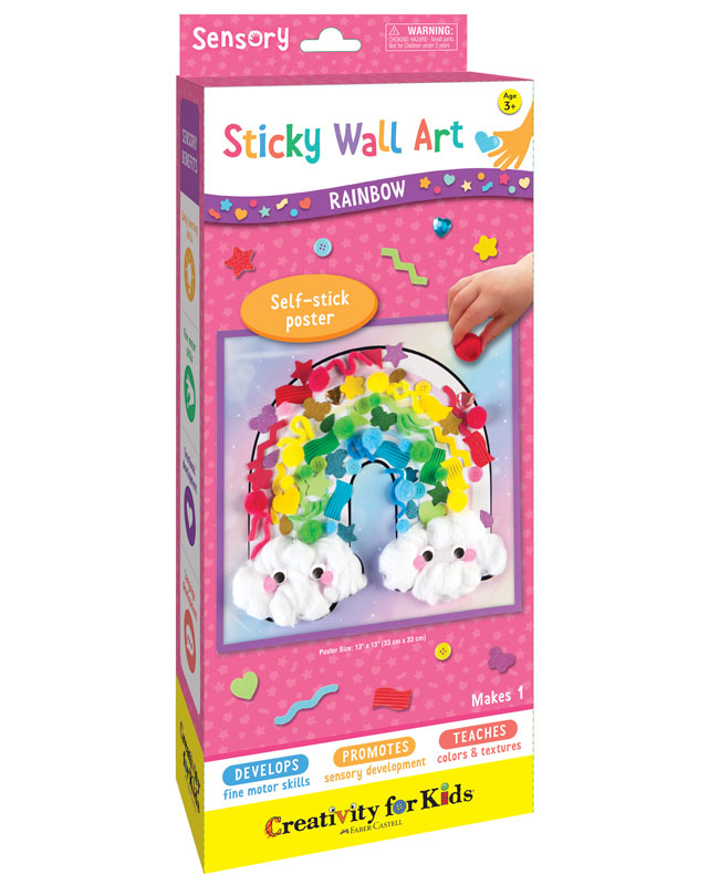 Sensory Sticky Wall Art - Rainbow